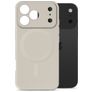 My Style Protective Flex iPhone 17 Pro Max MagSafe Hoesje Flexibel TPU Backcover - Antique White