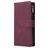 Mobigear Zipper OnePlus 8 Pro Hoesje Bookcase Portemonnee - Rood
