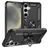 Mobigear Armor ring Samsung Galaxy S25 Hoesje Hardcase Backcover Shockproof met Ringhouder - Zwart