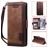 Mobigear Two Tone iPhone SE (2020) Hoesje Bookcase Portemonnee - Bruin
