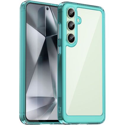 Mobigear Crystal Samsung Galaxy S24 FE Hoesje Hardcase Backcover - Blauw