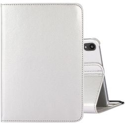 Mobigear DuoStand iPad Mini 6 (2021) Hoes Draaibare Bookcase - Zilver