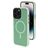 Mobiparts Hardcover iPhone 14 Pro MagSafe Hoesje Hardcase Backcover - Satin Light Green