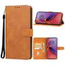 Mobigear Wallet Motorola Moto G84 Hoesje Bookcase Portemonnee - Bruin