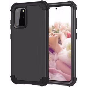 Mobigear Ultra Tough Samsung Galaxy S20 Plus Hoesje Hardcase Backcover Shockproof - Zwart