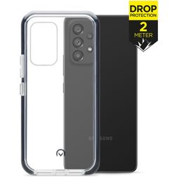 Mobilize Shatterproof Samsung Galaxy A53 Hoesje Hardcase Backcover Shockproof - Transparant / Zwart