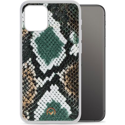 Mobilize Magnet Gelly iPhone 12 Mini Hoesje Flexibel TPU Backcover Shockproof - Green Snake