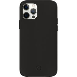 Valenta Snap Luxe iPhone 12 Pro Max Hoesje Echt Leer Backcover - Zwart