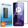 Mobigear Premium Motorola Moto G84 Glazen Screenprotector - Case Friendly - Zwart (3-Pack)
