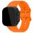 Mobilize Buckle Siliconen Apple Watch Bandje Gespsluiting - 42/41/40/38 mm - Oranje