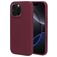Mobiparts iPhone 16 Pro Max Siliconen Hoesje Backcover - Plum Red