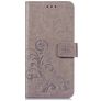 Mobigear Clover OnePlus 6T Hoesje Bookcase Portemonnee - Grijs