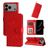 Mobigear Sunflower iPhone 18 Pro Max Hoesje Bookcase Portemonnee - Rood