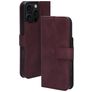 Mobiparts Classic Wallet MagSafe iPhone 16 Pro Max MagSafe Hoesje Bookcase Portemonnee - Velvet Red