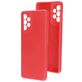 Mobiparts Samsung Galaxy A73 Siliconen Hoesje Backcover - Scarlet Red