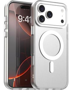 Mobigear Shockproof iPhone 18 Pro MagSafe Hoesje Hardcase Backcover - Wit