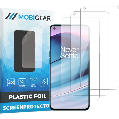 Mobigear OnePlus Nord CE Screenprotector Folie - Case Friendly (3-Pack)