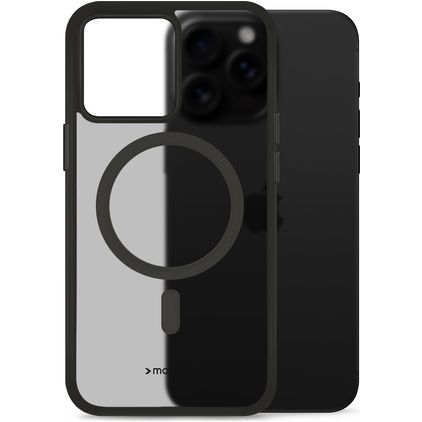Mobilize Hybrid Pro iPhone 16 Pro Max MagSafe Hoesje Hardcase Backcover Shockproof - Zwart