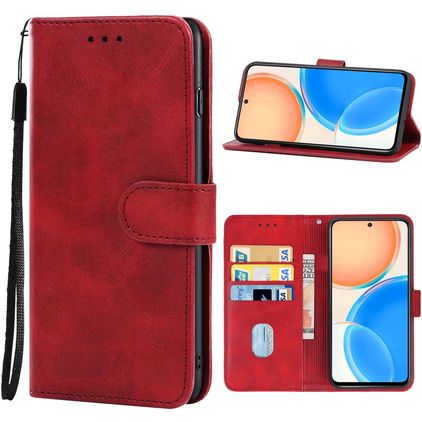 Mobigear Wallet HONOR X8 Hoesje Bookcase Portemonnee - Rood