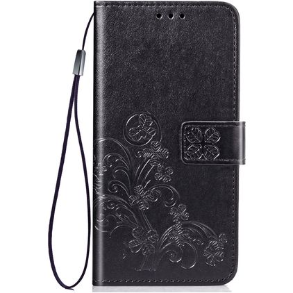 Mobigear Clover Huawei P40 Pro Hoesje Bookcase Portemonnee - Zwart