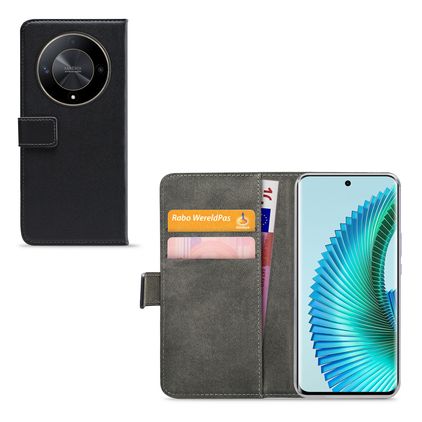 Mobilize Classic Gelly Wallet HONOR Magic 6 Lite Hoesje Bookcase Portemonnee - Zwart