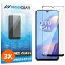 Mobigear Premium OPPO A54s Glazen Screenprotector - Case Friendly - Zwart (3-Pack)