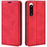 Mobigear Retro Slim Sony Xperia 5 IV Hoesje Bookcase Portemonnee - Rood