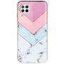 Mobigear Marble Huawei P40 Lite Hoesje Flexibel TPU Backcover - Driekleurig