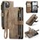 Caseme C30 iPhone 14 Hoesje Bookcase Portemonnee - Bruin