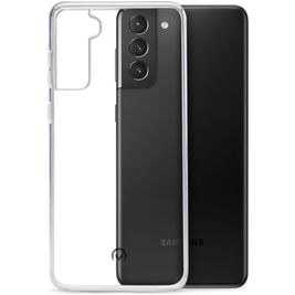 Mobilize Gelly Doorzichtig Samsung Galaxy S21 Plus Hoesje Flexibel TPU Backcover - Transparant