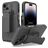 Mobigear Explorer iPhone 14 Pro Max Hoesje Hardcase Backcover Shockproof met Standaard - Grijs