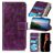 Mobigear Basic Samsung Galaxy A73 Hoesje Bookcase Portemonnee - Paars