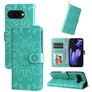 Mobigear Sunflower Google Pixel 9a Hoesje Bookcase Portemonnee - Groen