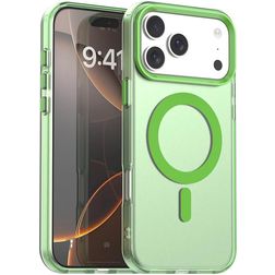 Mobigear Shockproof iPhone 17 Pro Max MagSafe Hoesje Hardcase Backcover - Groen