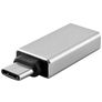 Mobigear Alu USB-C naar USB-A Adapter - Zilver
