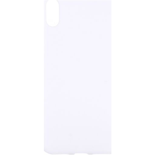Mobigear Basics Doorzichtig iPhone XS Max Hoesje Flexibel TPU Backcover - Transparant