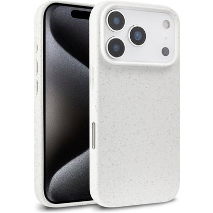 Mobigear Bio iPhone 18 Pro Max Hoesje Eco Friendly Backcover - Wit