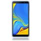 Mobigear Glitter Ring Samsung Galaxy A7 (2018) Hoesje Flexibel TPU Backcover met Ringhouder - Zilver