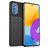 Mobigear Groove Samsung Galaxy M52 Hoesje Flexibel TPU Backcover - Zwart