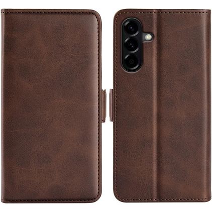 Mobigear Slim Magnet Samsung Galaxy A57 Hoesje Bookcase Portemonnee - Bruin