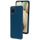 Mobiparts Samsung Galaxy A12 Siliconen Hoesje Backcover - Blueberry Blue