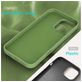 Mobigear Rubber Touch iPhone 16 Pro Siliconen Hoesje Backcover - Groen