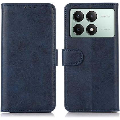 Mobigear Wallet POCO X6 Pro Hoesje Bookcase Portemonnee - Blauw