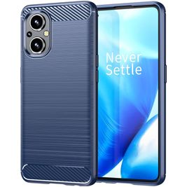 Mobigear Brushed Slim OPPO Reno 7 Lite Hoesje Flexibel TPU Backcover - Blauw