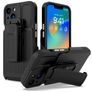 Mobigear Explorer iPhone 14 Plus Hoesje Hardcase Backcover Shockproof met Standaard - Zwart