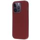 Mobiparts iPhone 14 Pro Siliconen Hoesje Backcover - Plum Red
