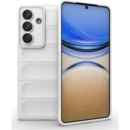 Mobigear Bumpy Samsung Galaxy S26 Plus Hoesje Flexibel TPU Backcover - Wit