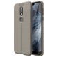 Mobigear Luxury Nokia 7.1 Hoesje Flexibel TPU Backcover - Grijs