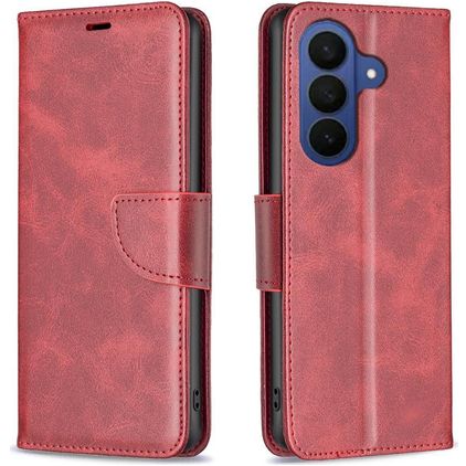 Mobigear Excellent Samsung Galaxy A37 Hoesje Bookcase Portemonnee - Rood