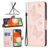 Mobigear Butterfly Samsung Galaxy A13 4G Hoesje Bookcase Portemonnee - Roségoud